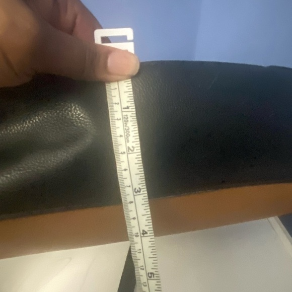 Nine West colorblock leather shoulder handbag purse medium size - Picture 7 of 8